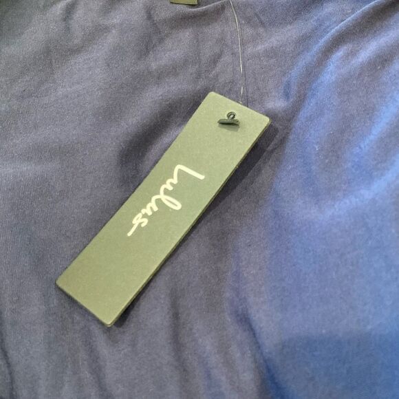 Lulu’s Size Small Garden District Navy Blue Wrap Maxi Dress NWT - Picture 11 of 13